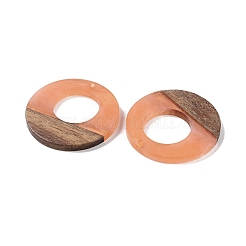 Подвески из смолы и дерева&nbsp;WOOD-F015-14E