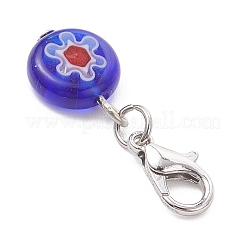 Подвесные украшения ручной работы в стиле миллефиори&nbsp;HJEW-JM04312