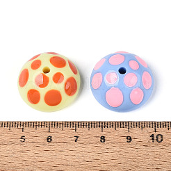 Непрозрачные акриловые эмалированные бусины&nbsp;MACR-N018-13