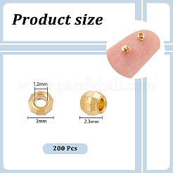 200 шт. Латунные дистанционные бусины&nbsp;KK-UN0003-24