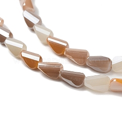 Стеклянные бусины с гальваническим покрытием &nbsp;EGLA-P065-01A-03