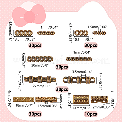 6 стиль тибетский стиль сплав распорные планки&nbsp;FIND-WR0012-07AB