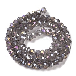 Запекание гальванических нитей стеклянных бусин&nbsp;DGLA-A039-J10mm-B06