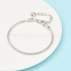 Латунные европейские браслеты стиль для ювелирных изделий&nbsp;X-KK-R031-06