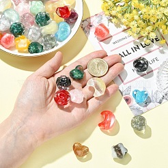 12 шт. 4 вида прозрачных смоляных бусин&nbsp;RESI-YW0005-79