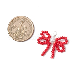 Подвески из стеклянного бисера ручной работы&nbsp;PALLOY-MZ00768-02