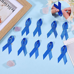 Брошь из нейлоновой ленты с информационными материалами&nbsp;JEWB-WH0056-008B