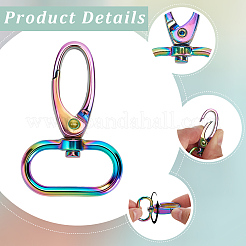 6 пакет пряжек из сплава&nbsp;AJEW-CY0001-81