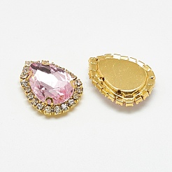 Шить на горный хрусталь&nbsp;RGLA-T122-10x14-10G