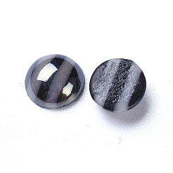 Непрозрачные стеклянные кабошоны&nbsp;GGLA-S038-11E-8mm