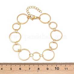 Браслеты-цепочки из нержавеющей стали 304 для женщин&nbsp;BJEW-P373-03C-G