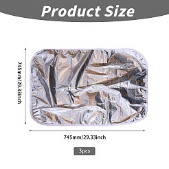 Чехол для стула из алюминиевой фольги&nbsp;AJEW-WH0270-389