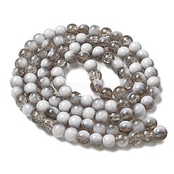 Стеклянные бусины кракле &nbsp;X1-GLAA-U001-8mm-06