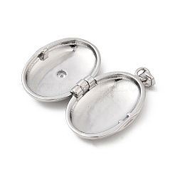 Латунные подвески с микропаве из прозрачного кубического циркония&nbsp;KK-L262-03P