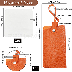 1 шт. футляры для очков из искусственной кожи&nbsp;AJEW-CN0004-98A-02