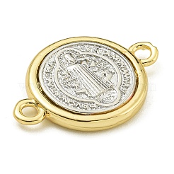 Стойка покрытие латунь святой бенедикт медаль соединительные подвески&nbsp;KK-Z067-08G-01