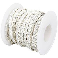 10 м плоские плетеные шнуры из искусственной кожи&nbsp;LC-CL0001-04D