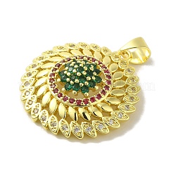 Латунные подвески из микро-паве&nbsp;KK-Z042-20G-01