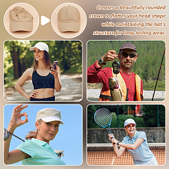 Фетровая вставка для формовки бейсболок&nbsp;FIND-WH0436-62A