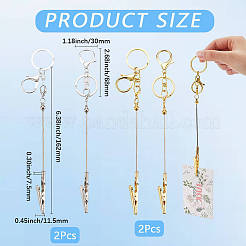 4 шт. сплав браслет инструмент ювелирный помощник бисерные зажимы аллигатор&nbsp;AJEW-SP0001-70