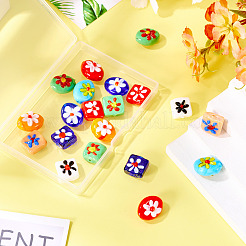 20шт 10 стиля ручной работы бусины лэмпворк&nbsp;LAMP-TA0001-48