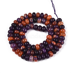 Нити натуральных бусин белого нефрита на тему Хэллоуина G-T139-58A-01