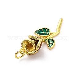 Латунь эмаль подвески&nbsp;KK-U066-23G