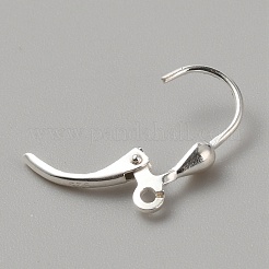 Серебряные серьги s925 с защелкой и фурнитурой&nbsp;FIND-WH0420-62A-S