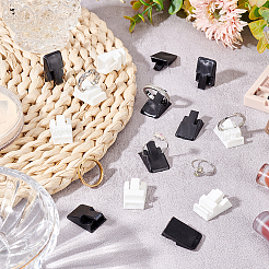 32 шт. 2-цветные прямоугольные пластиковые кольцевые дисплеи&nbsp;RDIS-PH0009-009