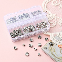 120 шт. 6 стильные бусины из сплава в тибетском стиле&nbsp;TIBE-YW0001-26