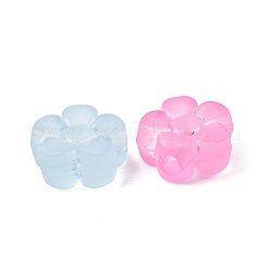 Матовые прозрачные акриловые бусины&nbsp;FACR-C001-01F