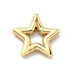 Латунное покрытие стойки микро паве кубический цирконий соединительные кольца KK-D078-02G-02