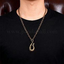 4 шт. двухцветных S-образных застежек из сплава&nbsp;FIND-CP0003-48