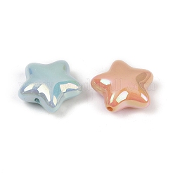 Непрозрачные акриловые бусины с УФ-покрытием&nbsp;MACR-L007-11