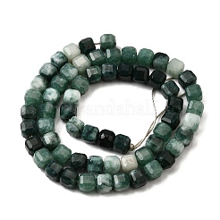 Бусины из натурального белого нефрита&nbsp;G-F797-A17-01B