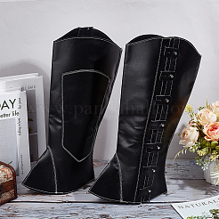 Чехлы для пиратских ботинок из искусственной кожи&nbsp;AJEW-WH20020-020B-02