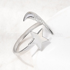 Открытые кольца манжеты из нержавеющей стали 304&nbsp;RJEW-H265-03P