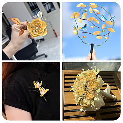 6 рулон ниток для вышивки из полиэстера 6 цветов&nbsp;OCOR-TA0003-14A