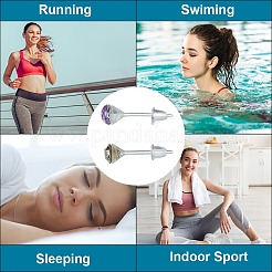 500 шт пластиковые серьги-гвоздики&nbsp;KY-SP0001-02