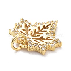 Латунные микропаве прозрачные подвески с фианитом&nbsp;ZIRC-L091-087G