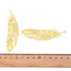 Латунные филигранные большие кулоны&nbsp;KKC-T003-30G