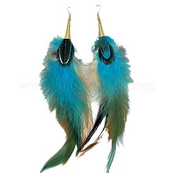 Сплав перо болтающиеся серьги&nbsp;FS-WGF4526-01