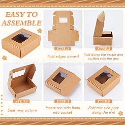 Картонные подарочные коробки конфет&nbsp;CON-WH0086-139B