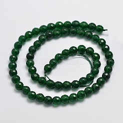 Натуральный Malaysia нити нефритовый шарик&nbsp;G-A147-4mm-A07