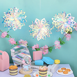 Украшения с подвесками в виде снежинок для домашних животных&nbsp;AJEW-WH20020-014B