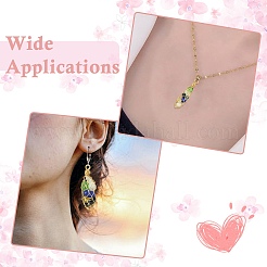 5шт стеклянные подвески&nbsp;PALLOY-CJ00163