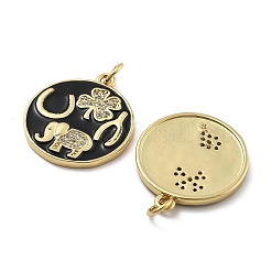 Латунные микро проложить кубического циркония подвески&nbsp;KK-U060-05G