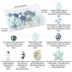 26шт 13 стиля фарфоровые бусины ручной работы&nbsp;PORC-FS0001-40