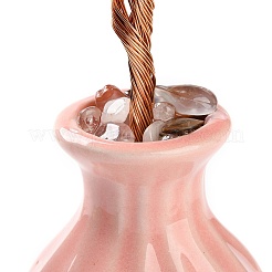 Натуральная крошка из розового кварца&nbsp;DJEW-C016-01N