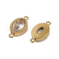 Ионное покрытие (ip) 304 нержавеющая сталь кубический цирконий овальные звенья соединительные подвески&nbsp;STAS-K256-22G-02